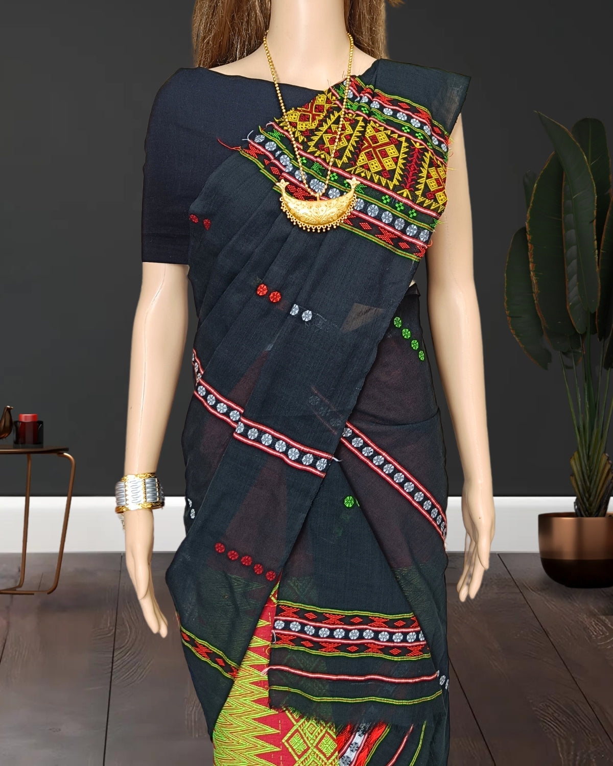 Gero design padmini cotton single chadar - Black