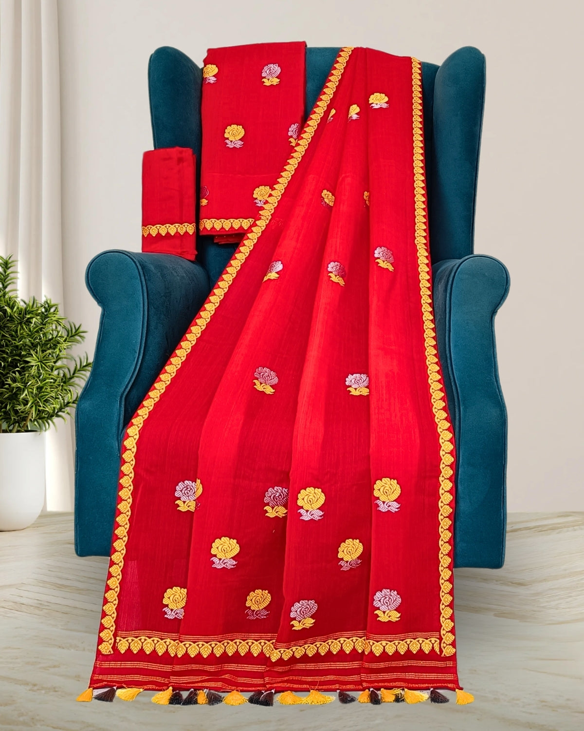 Kesapaat cotton mekhela sador