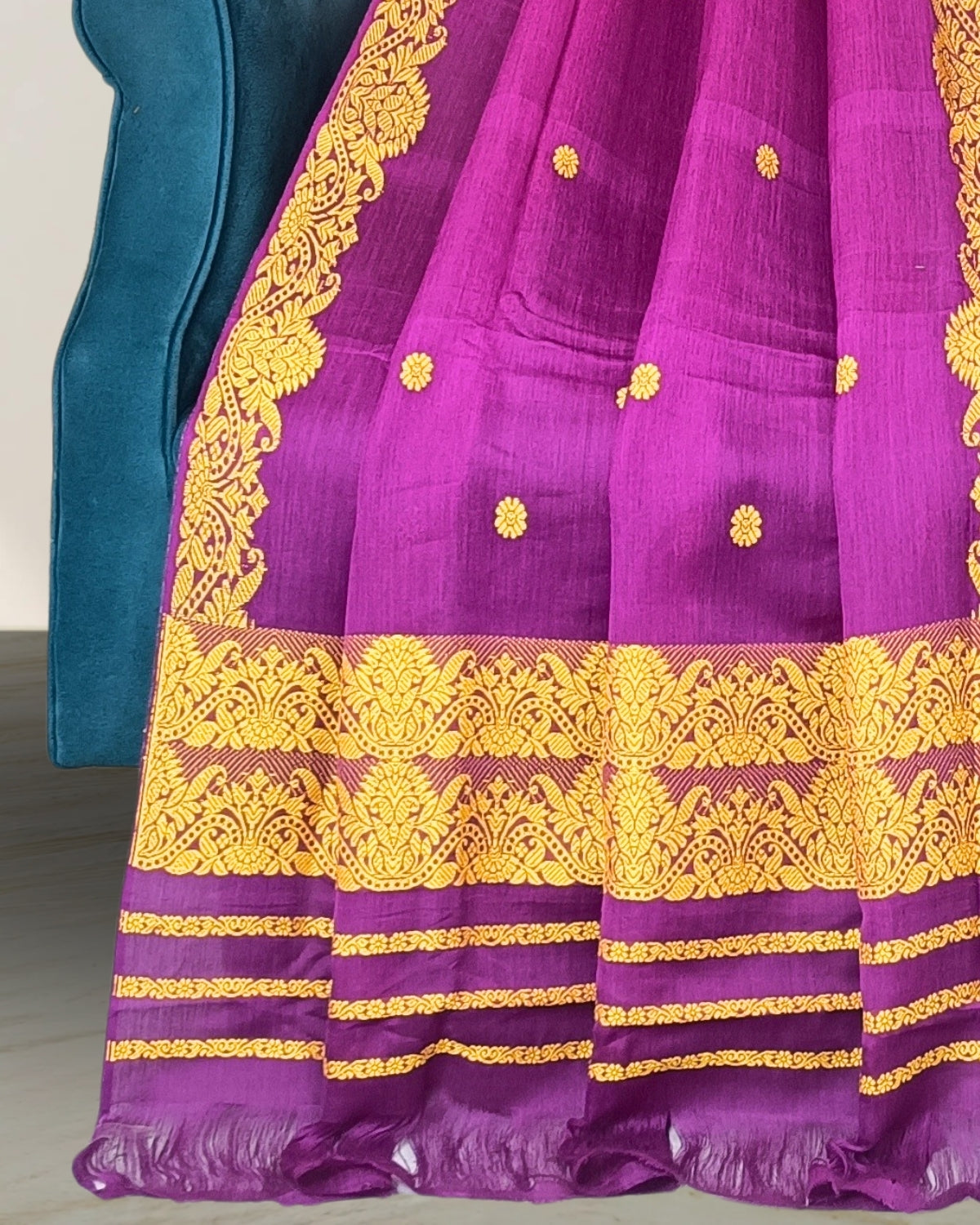 Kesapaat cotton mekhela sador