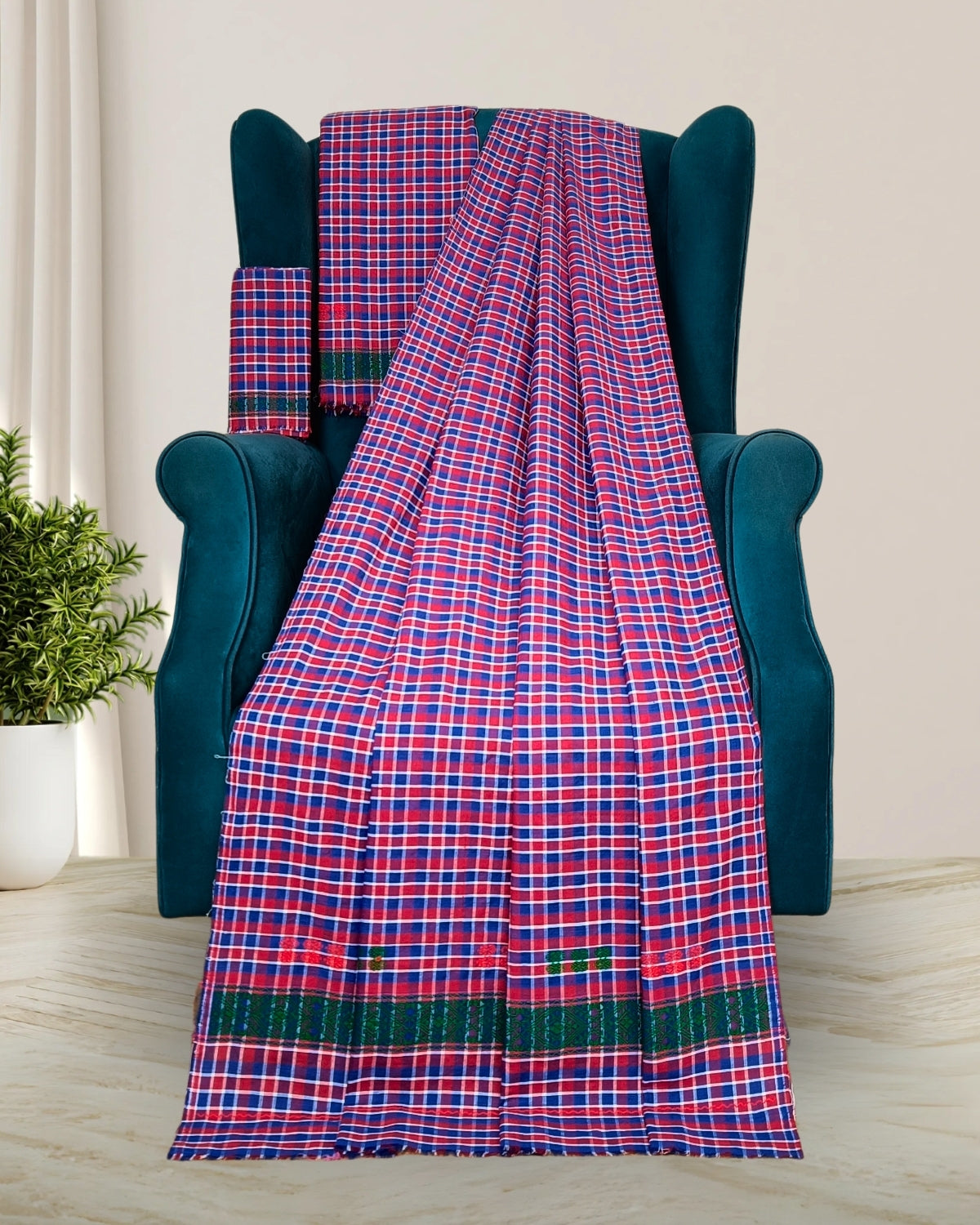 Pajok design Mising mekhela sador