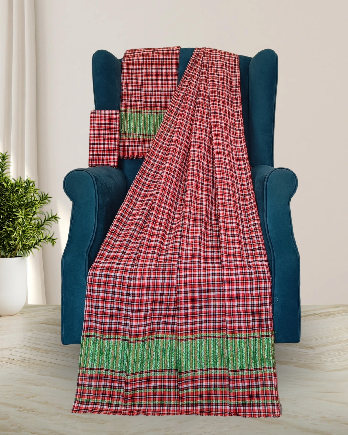 Pajok design Mising mekhela sador