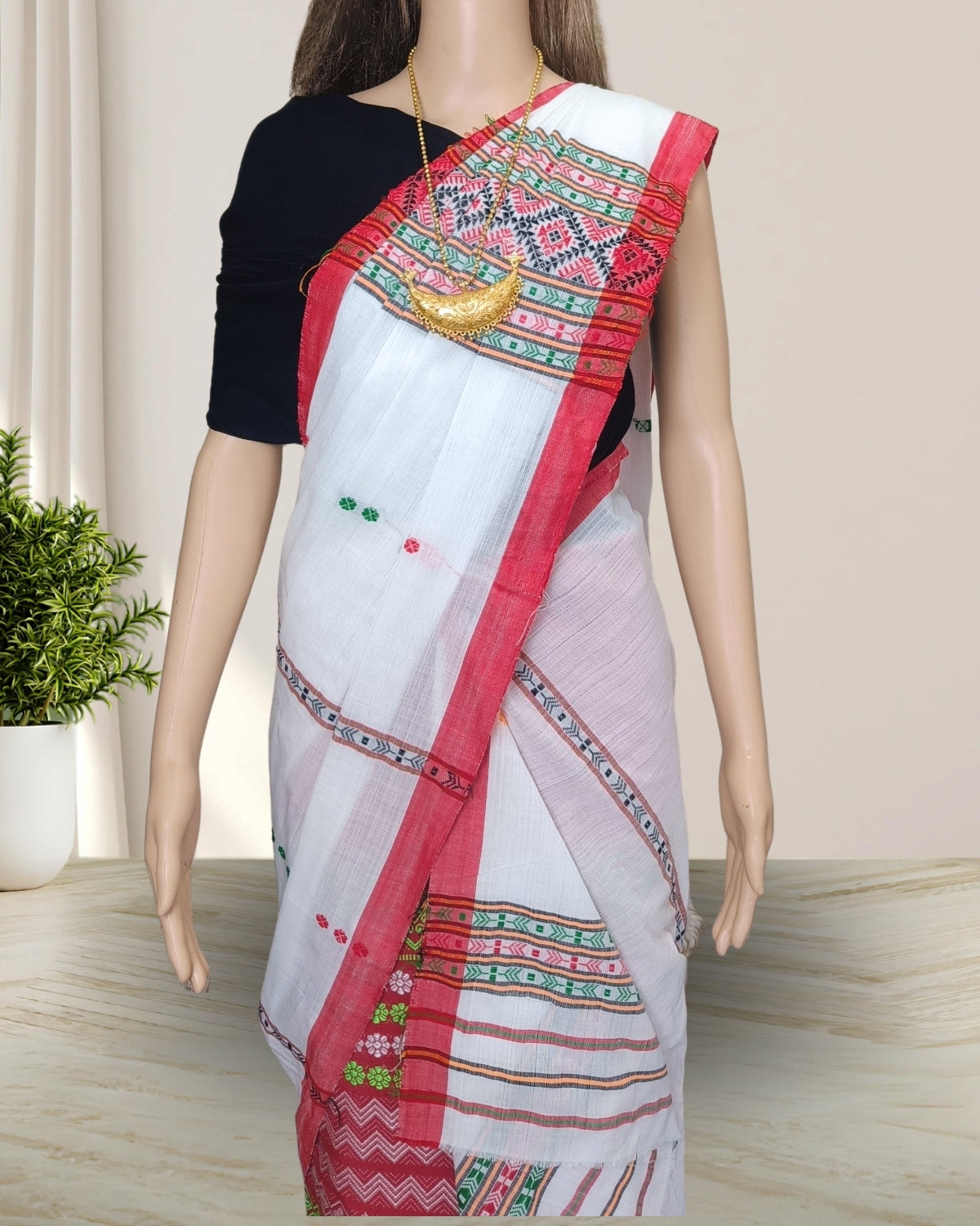 Gero design padmini cotton single sador
