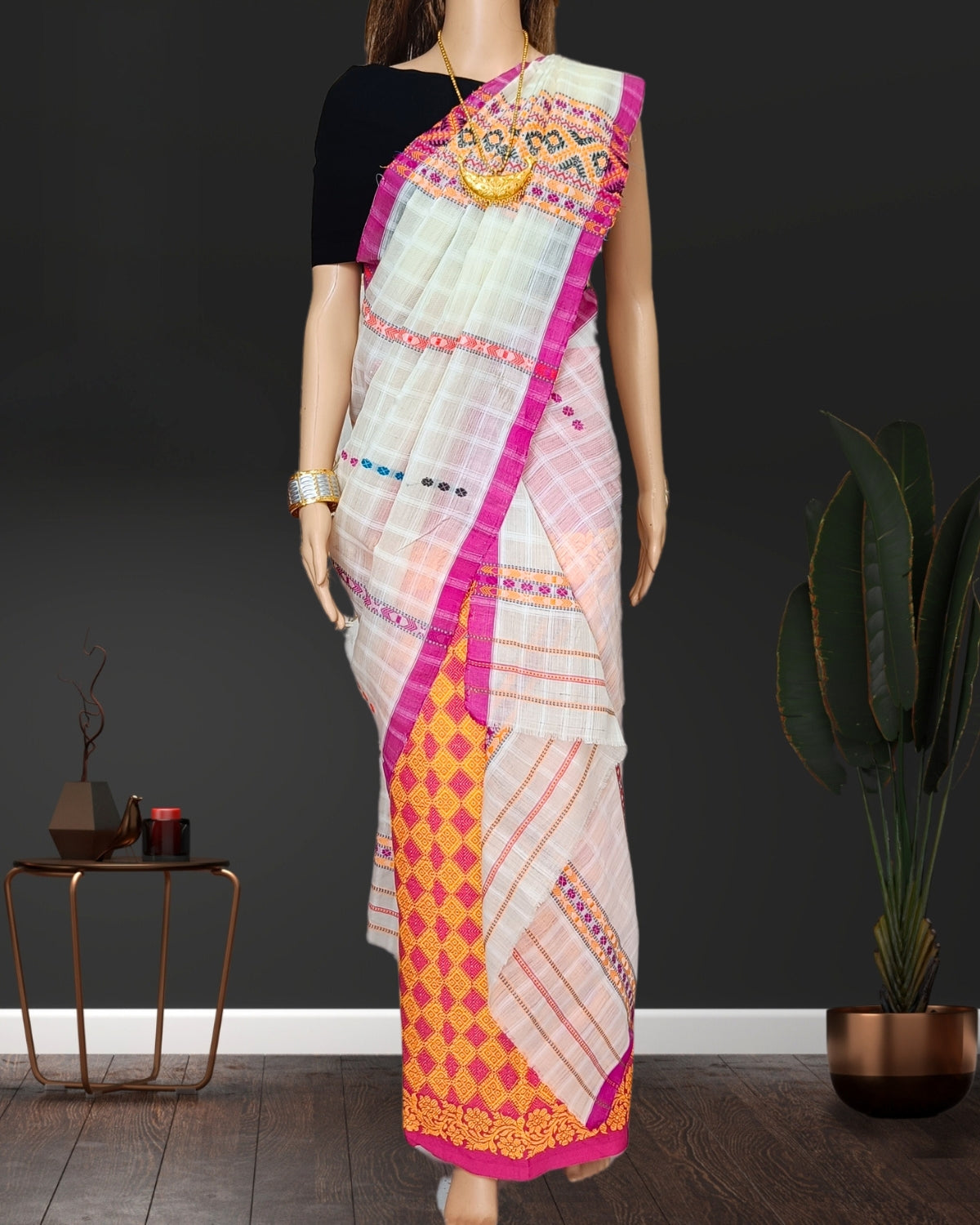 Gero design single chadar - White