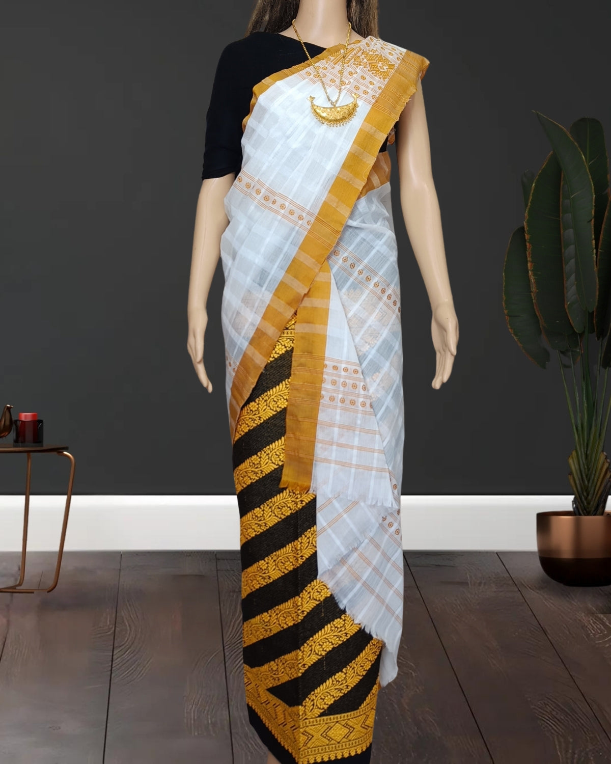 Gero design semi nuni single sador -Yellow