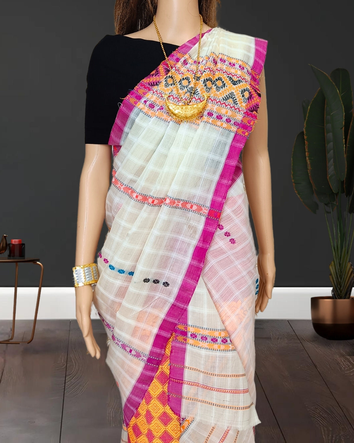 Gero design single chadar - White