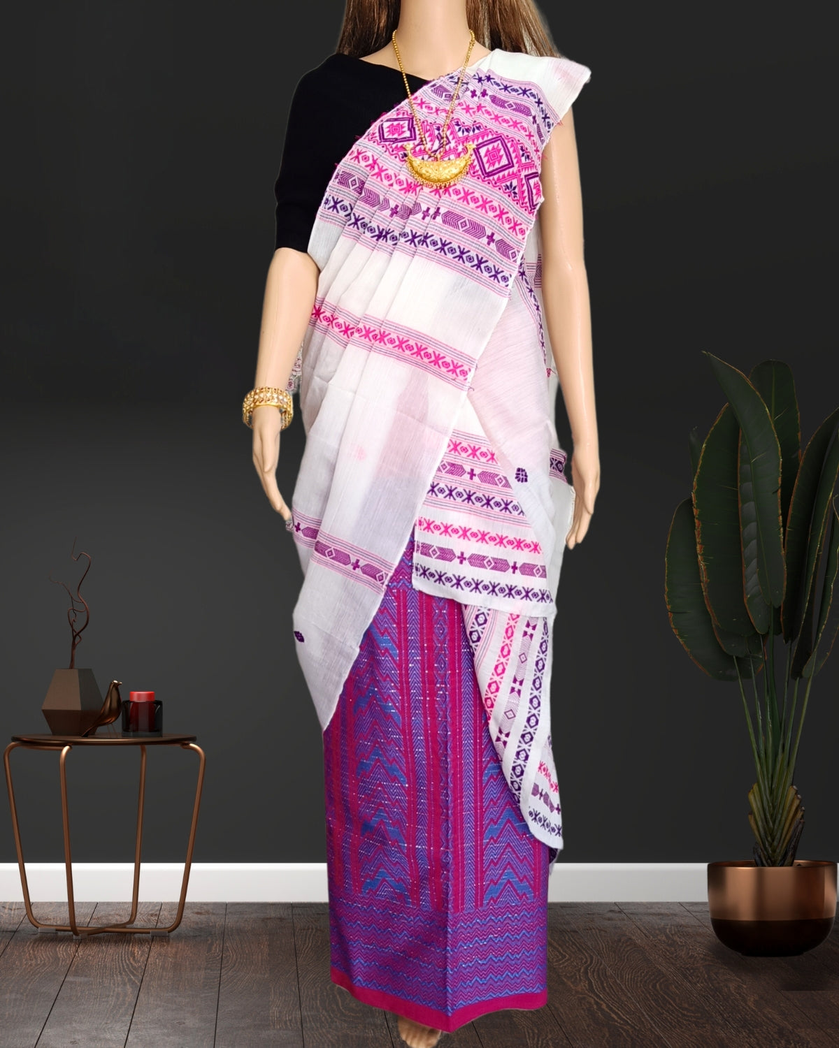 Gero design single chadar - white