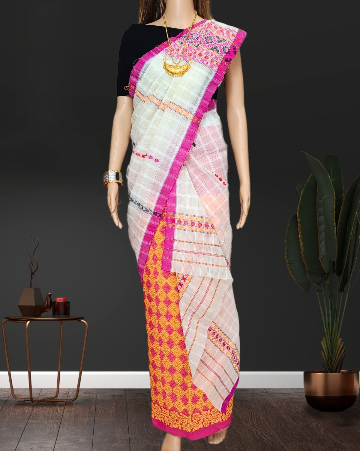 Gero design single chadar - White