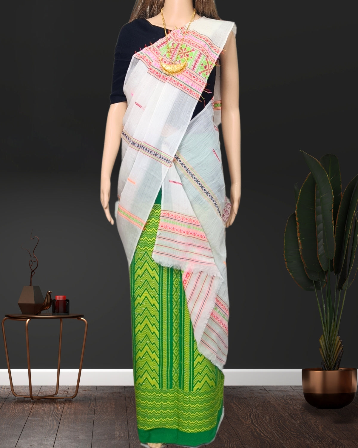 Gero design semi nuni single sador - White