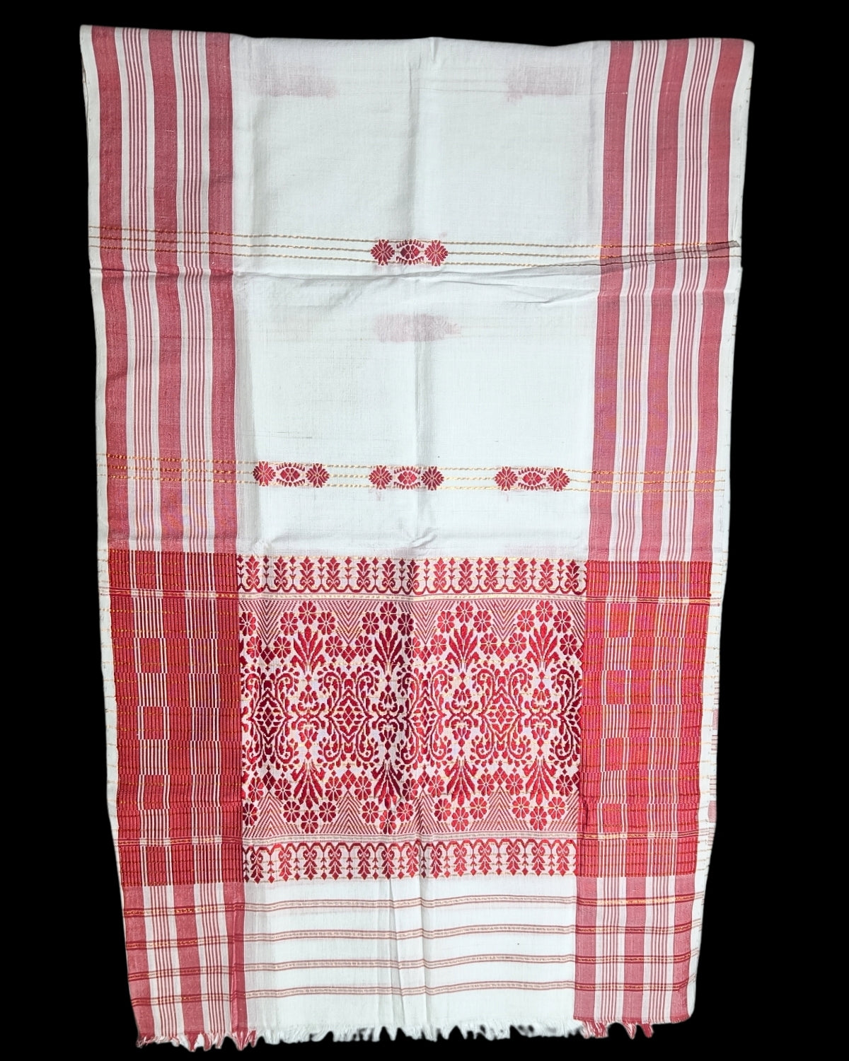 Mulberry silk x mercerised cotton - Assamese gamusa (Pak of 2)