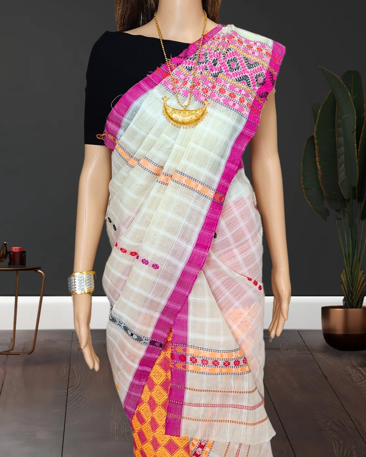 Gero design single chadar - White