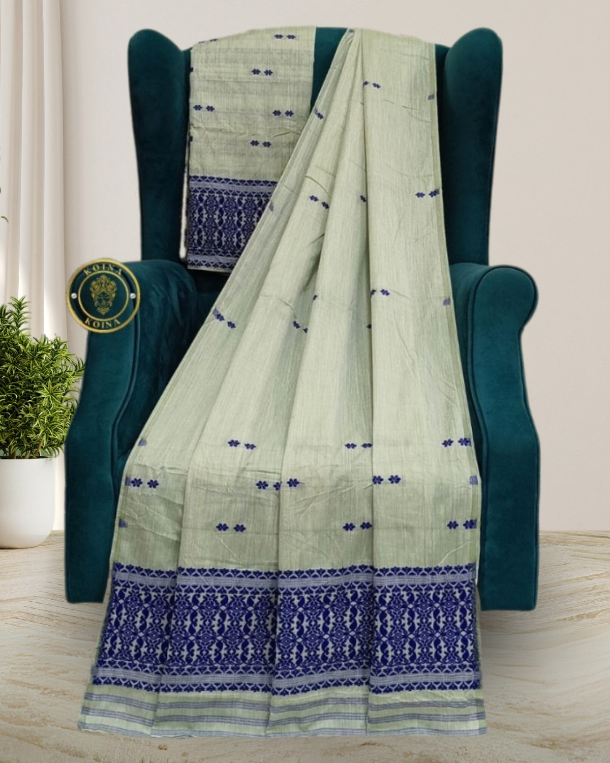 Swiss Cotton Mekhela Chador