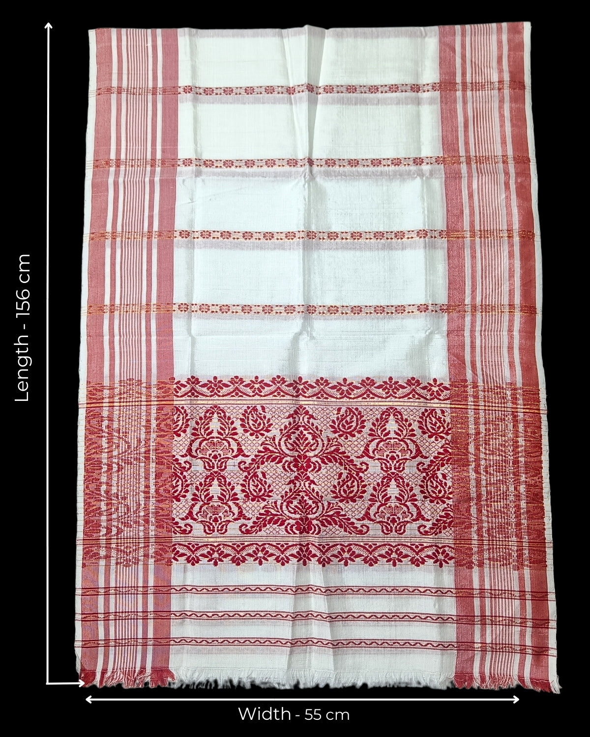 Mulberry silk x mercerised cotton - Assamese gamusa