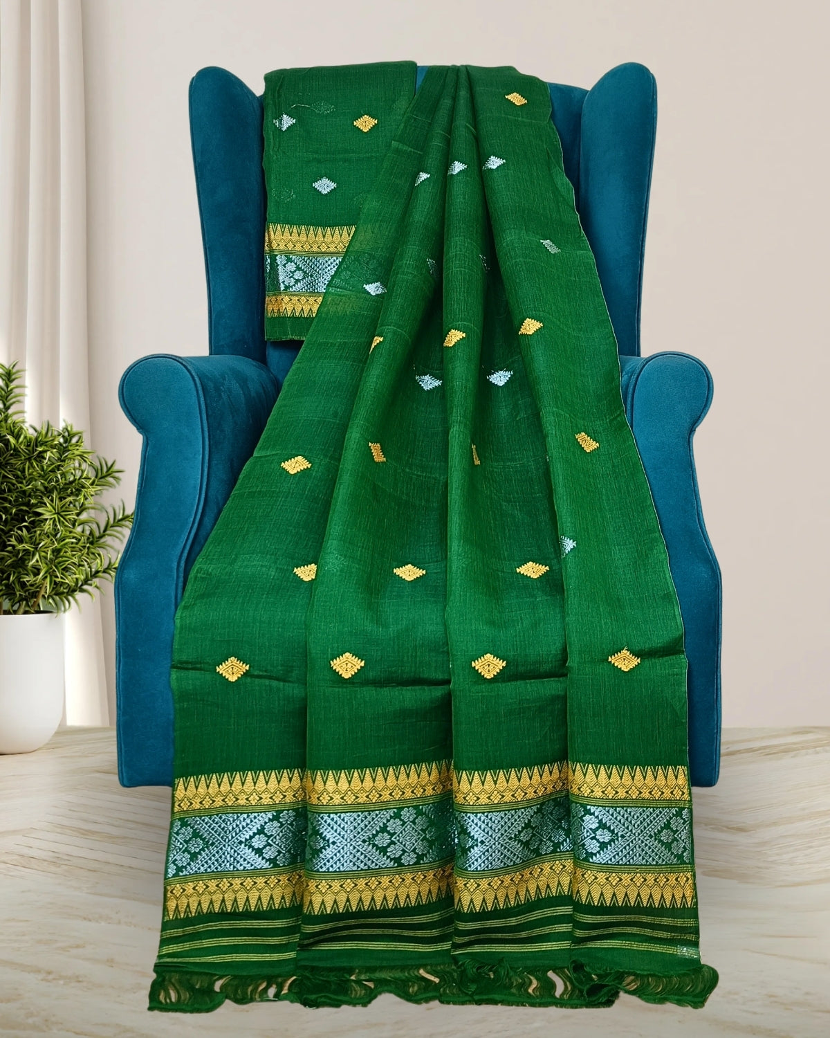 Nuni cotton mekhela sador