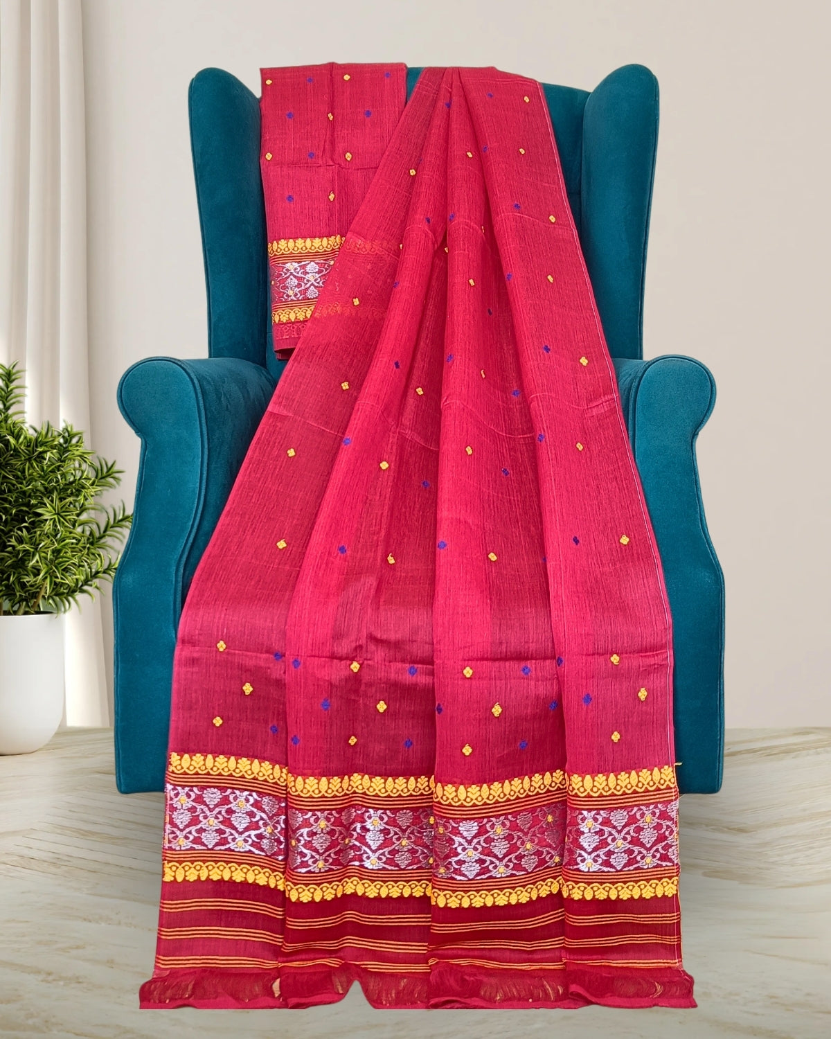 Nuni cotton mekhela sador