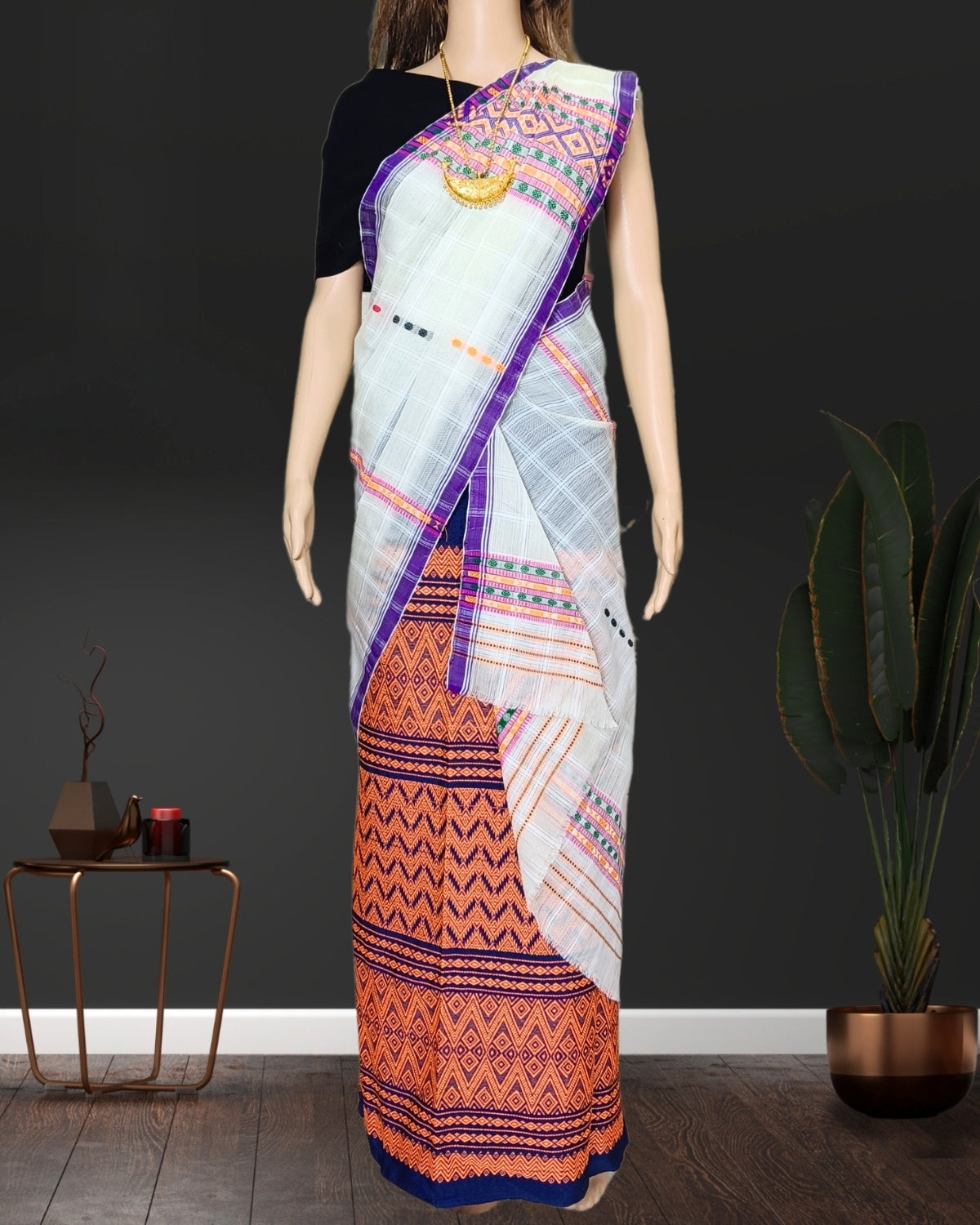 Gero design semi nuni single sador - White