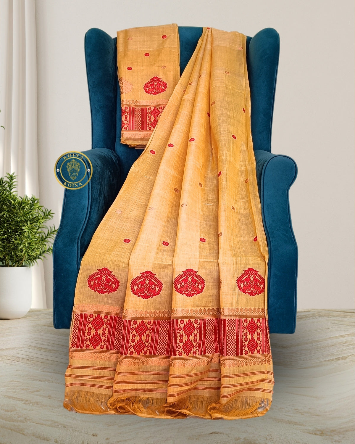 Nuni cotton mekhela sador