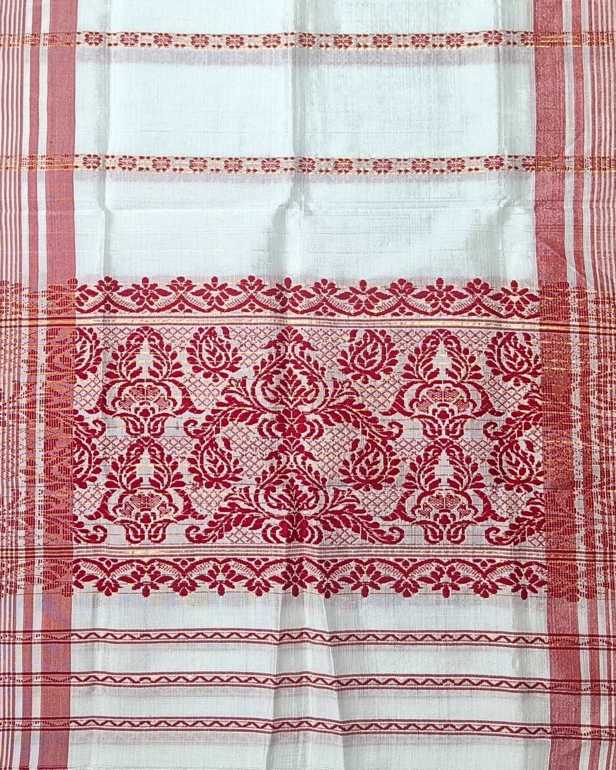 Mulberry silk x mercerised cotton - Assamese gamusa