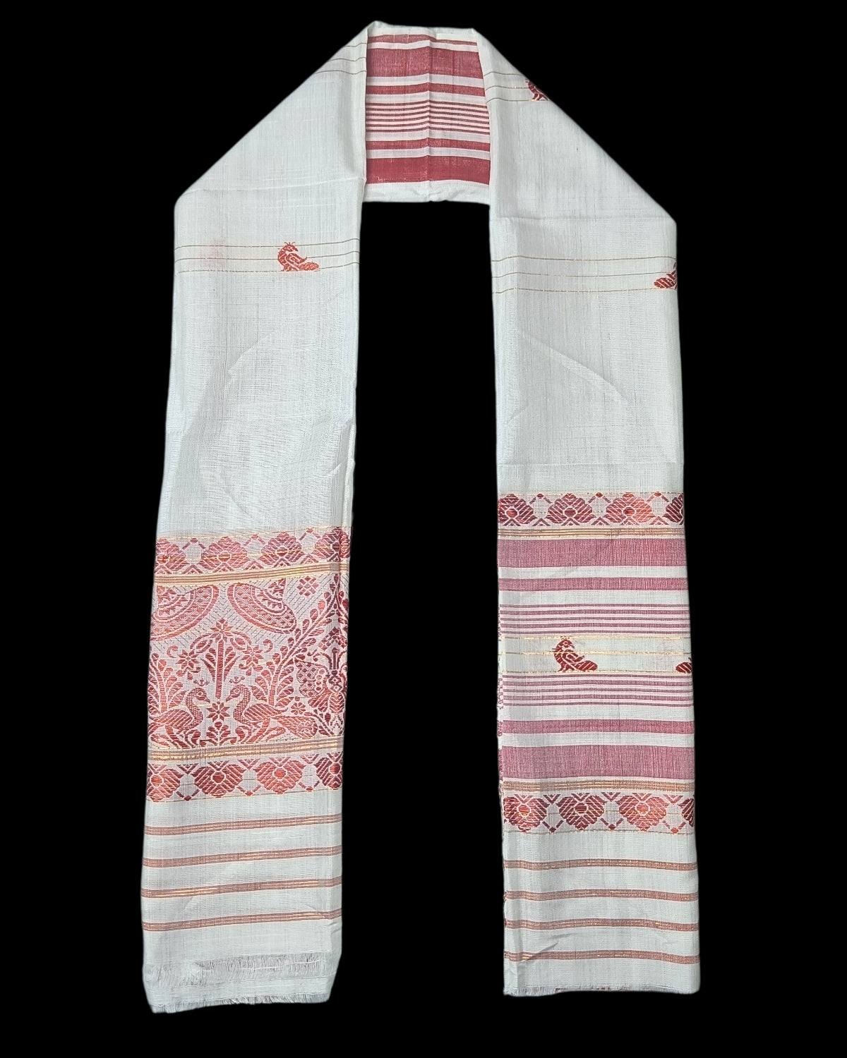 Mulberry silk x mercerised cotton - Assamese gamusa