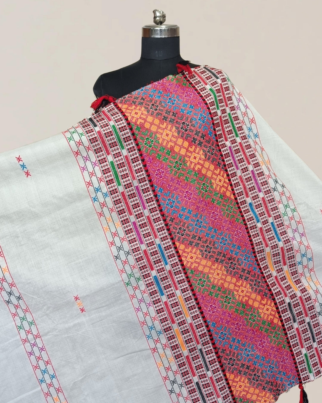 Multicolour padmini cotton Mising gero