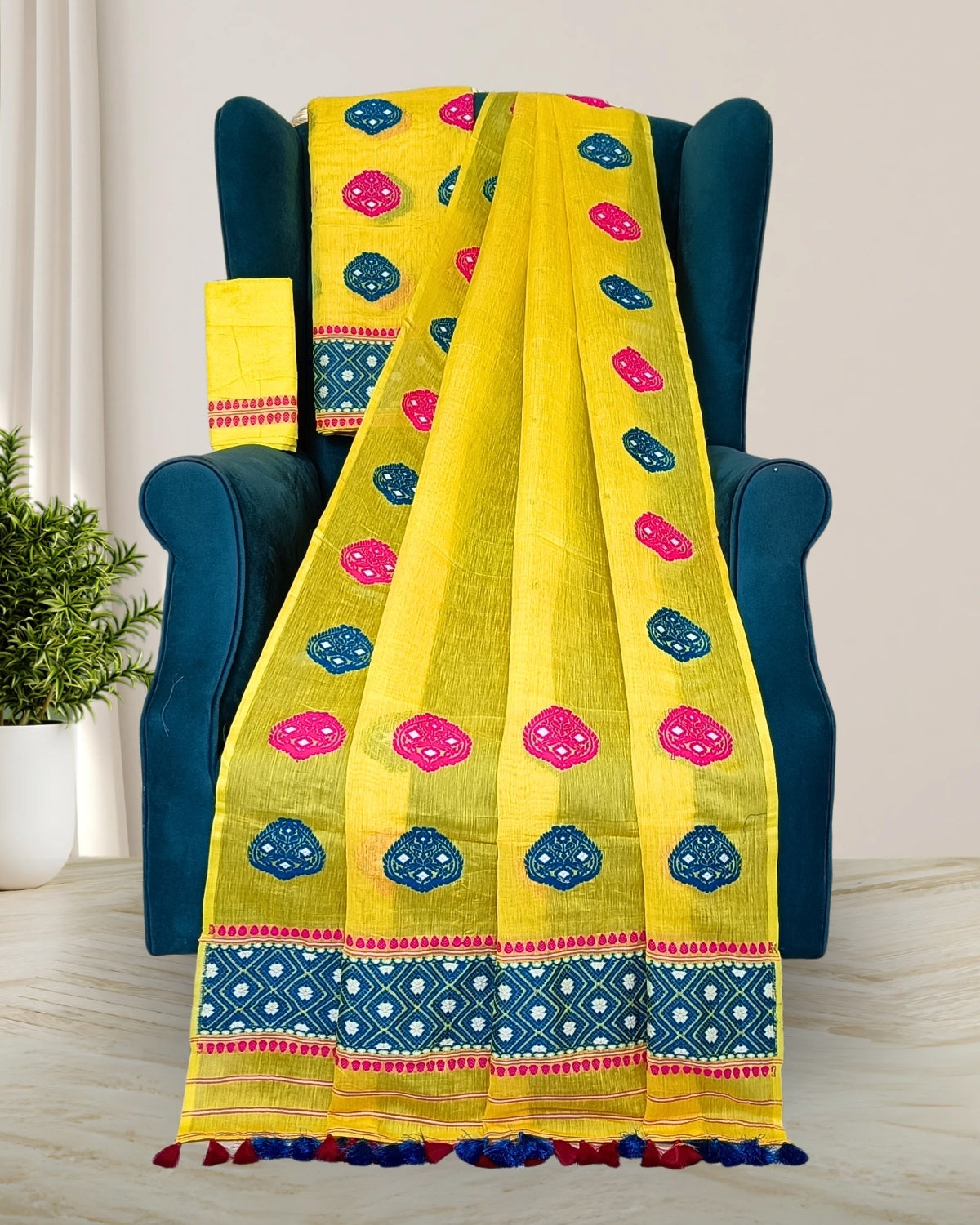 Premium kesapaat cotton mekhela sador