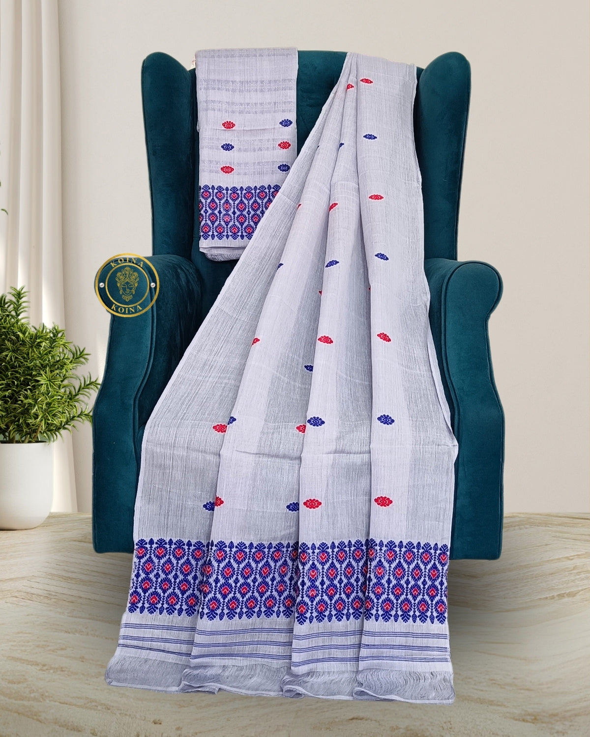Nuni cotton mekhela sador