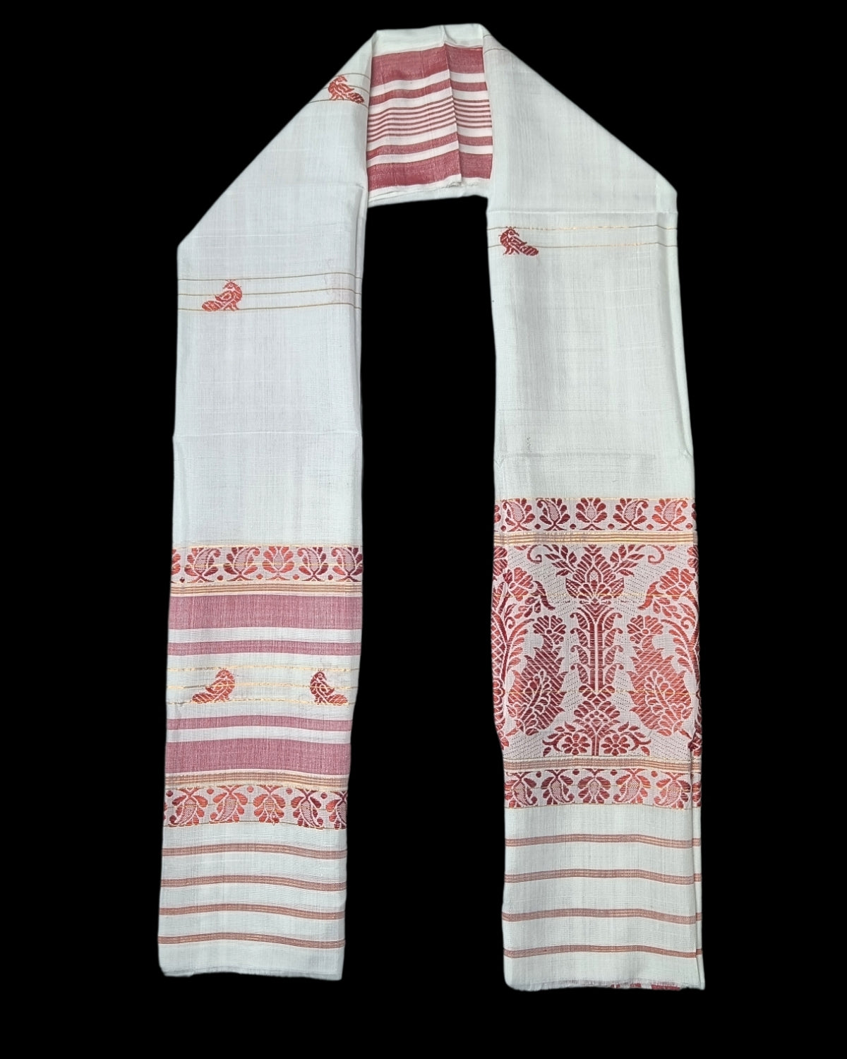 Mulberry silk x mercerised cotton - Assamese gamusa