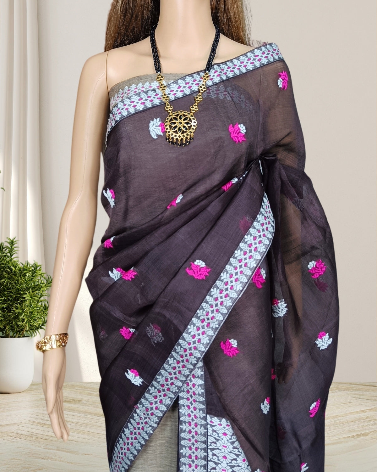Eri silk and Nuni mekhela sador set