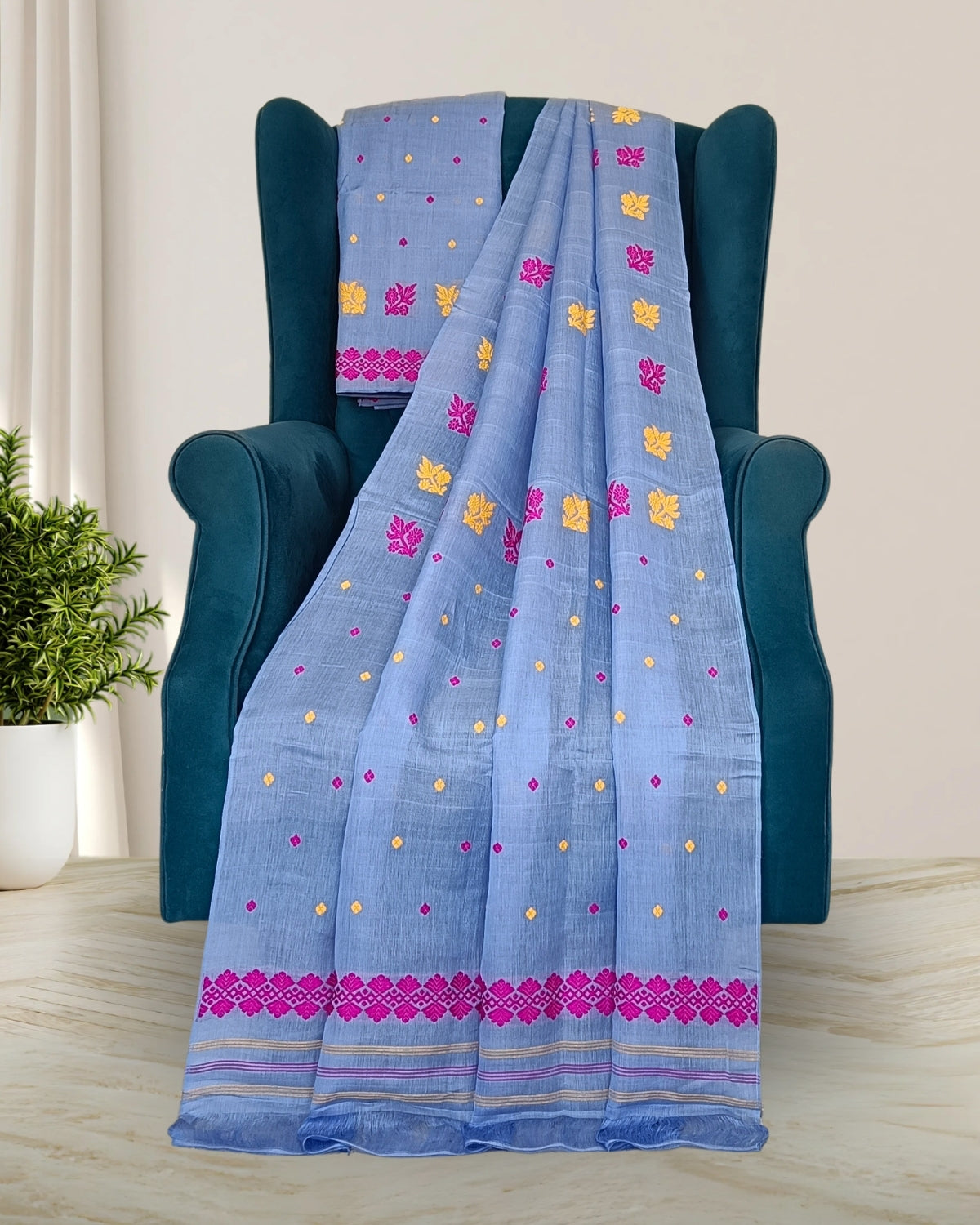 Kesapaat cotton mekhela sador