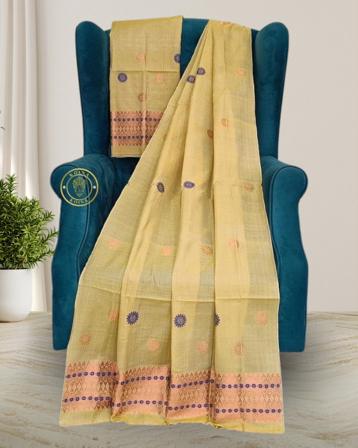 Toss cotton mekhela sador