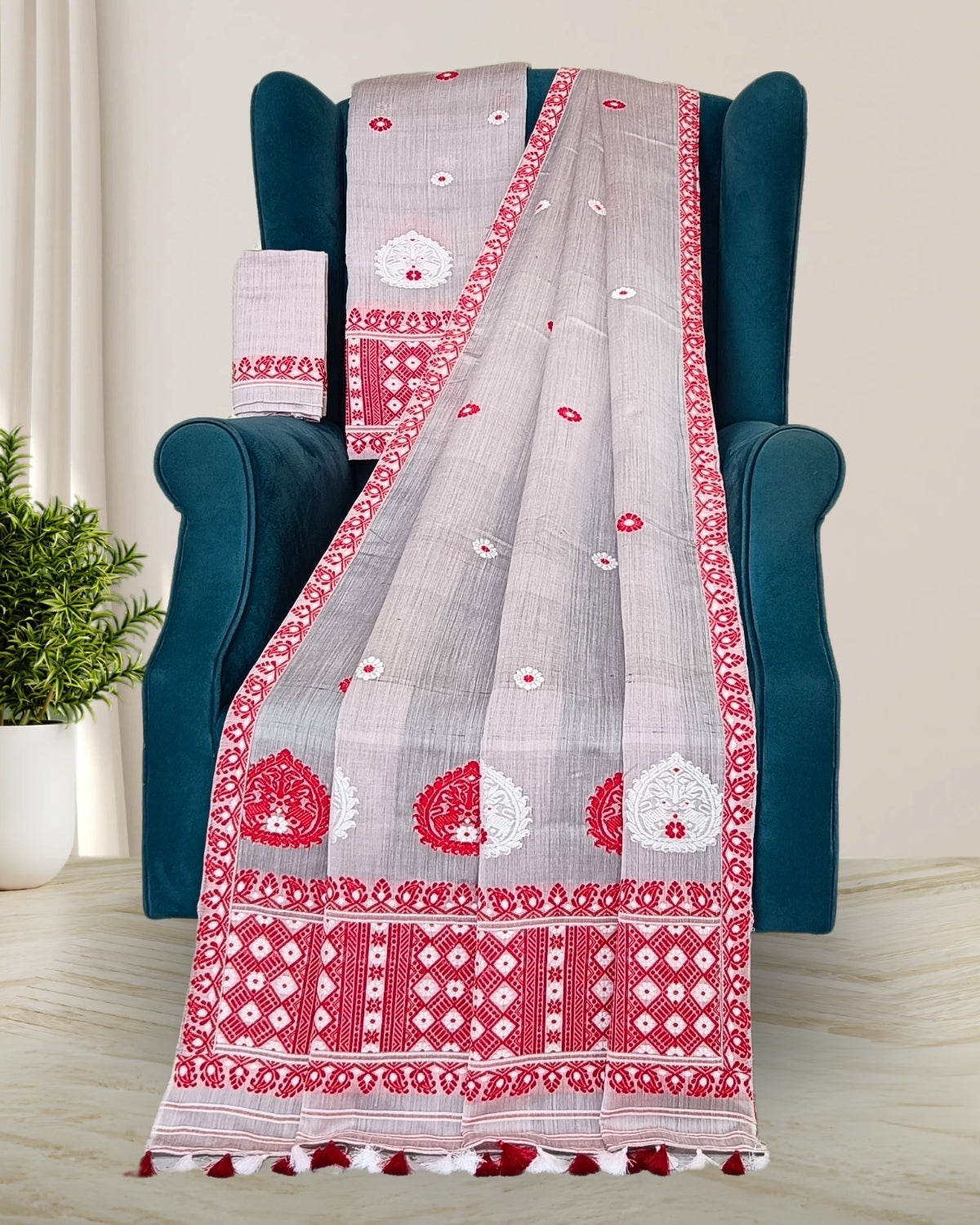 Kesapaat cotton mekhela sador