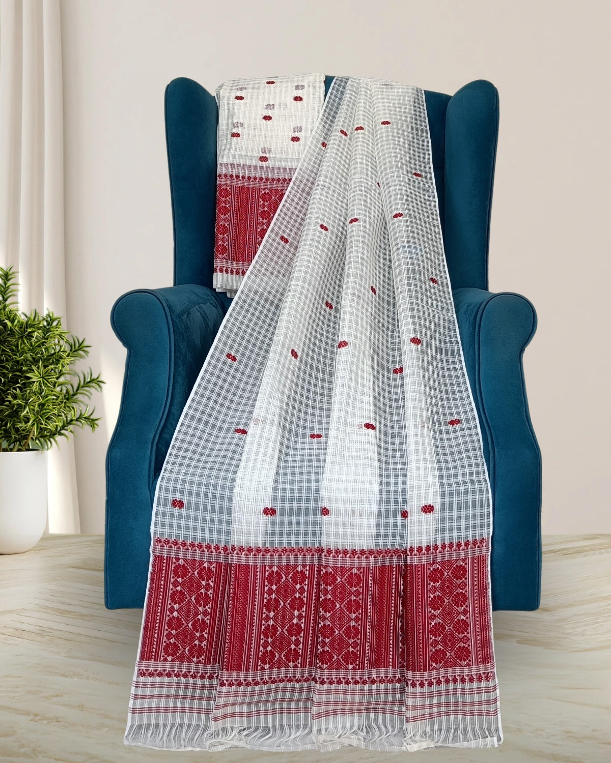 Mix kesapaat cotton mekhela sador