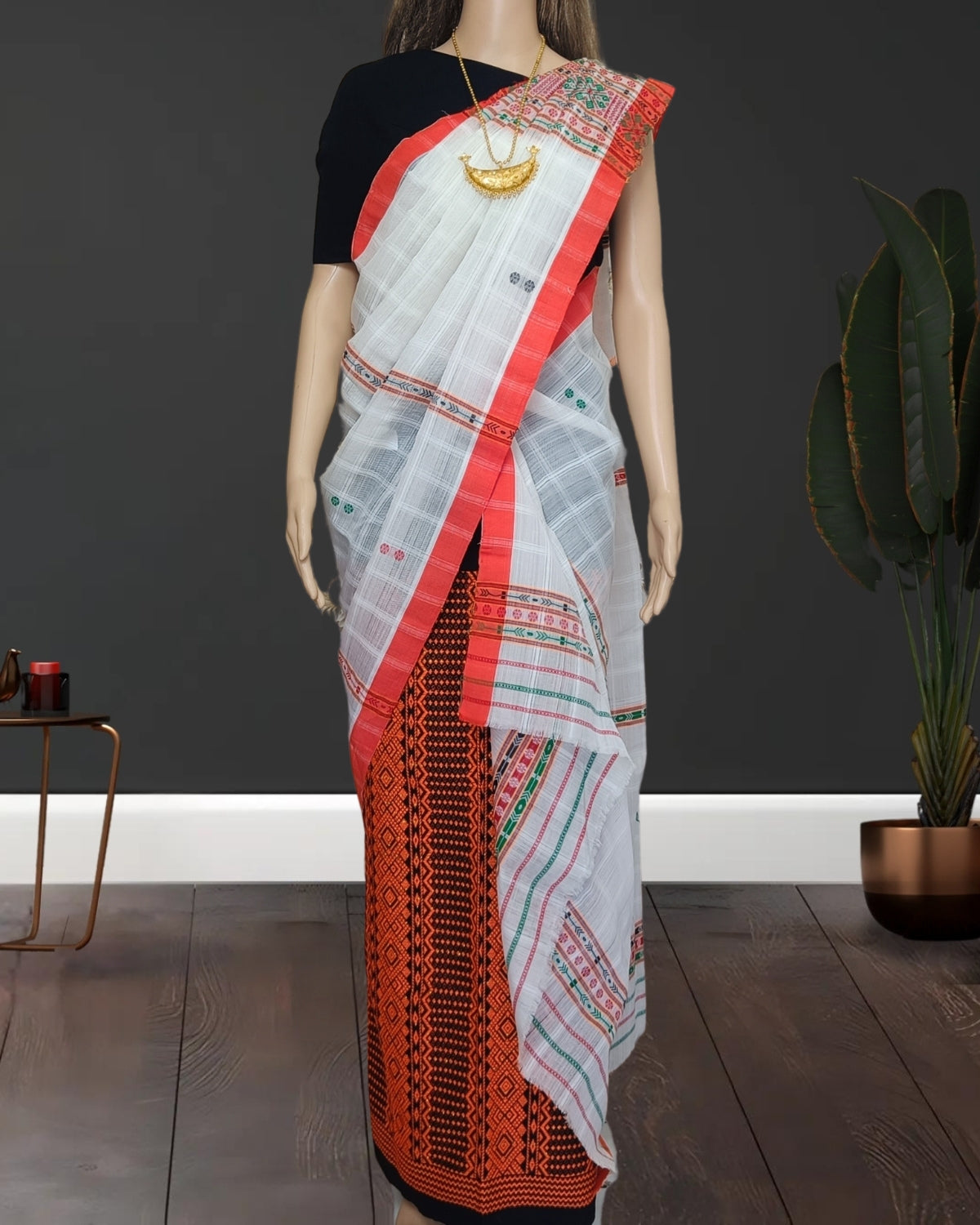 Gero design semi nuni single sador - White