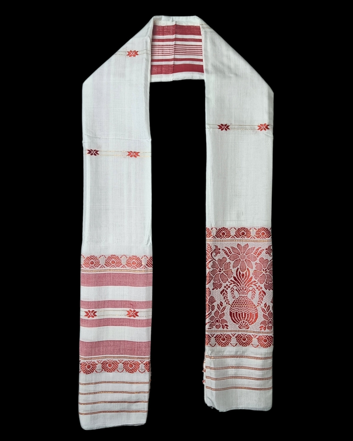 Mulberry silk x mercerised cotton - Assamese gamusa