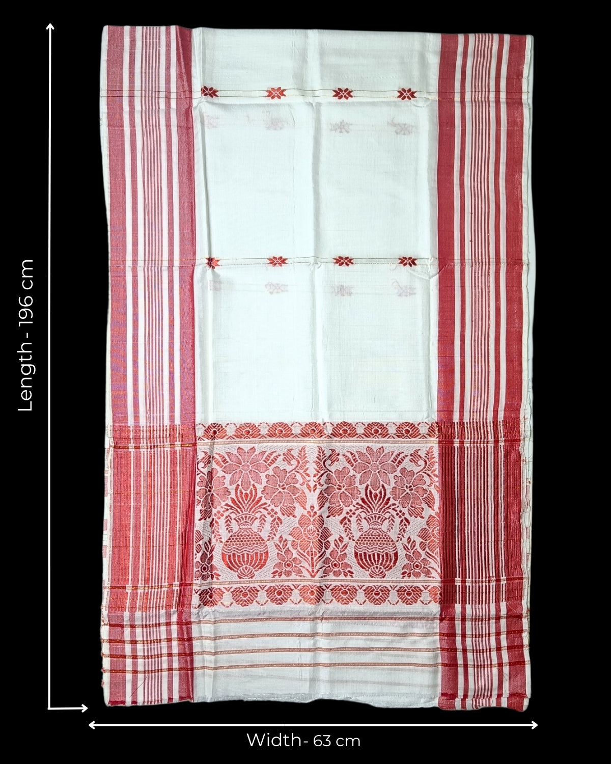 Mulberry silk x mercerised cotton - Assamese gamusa