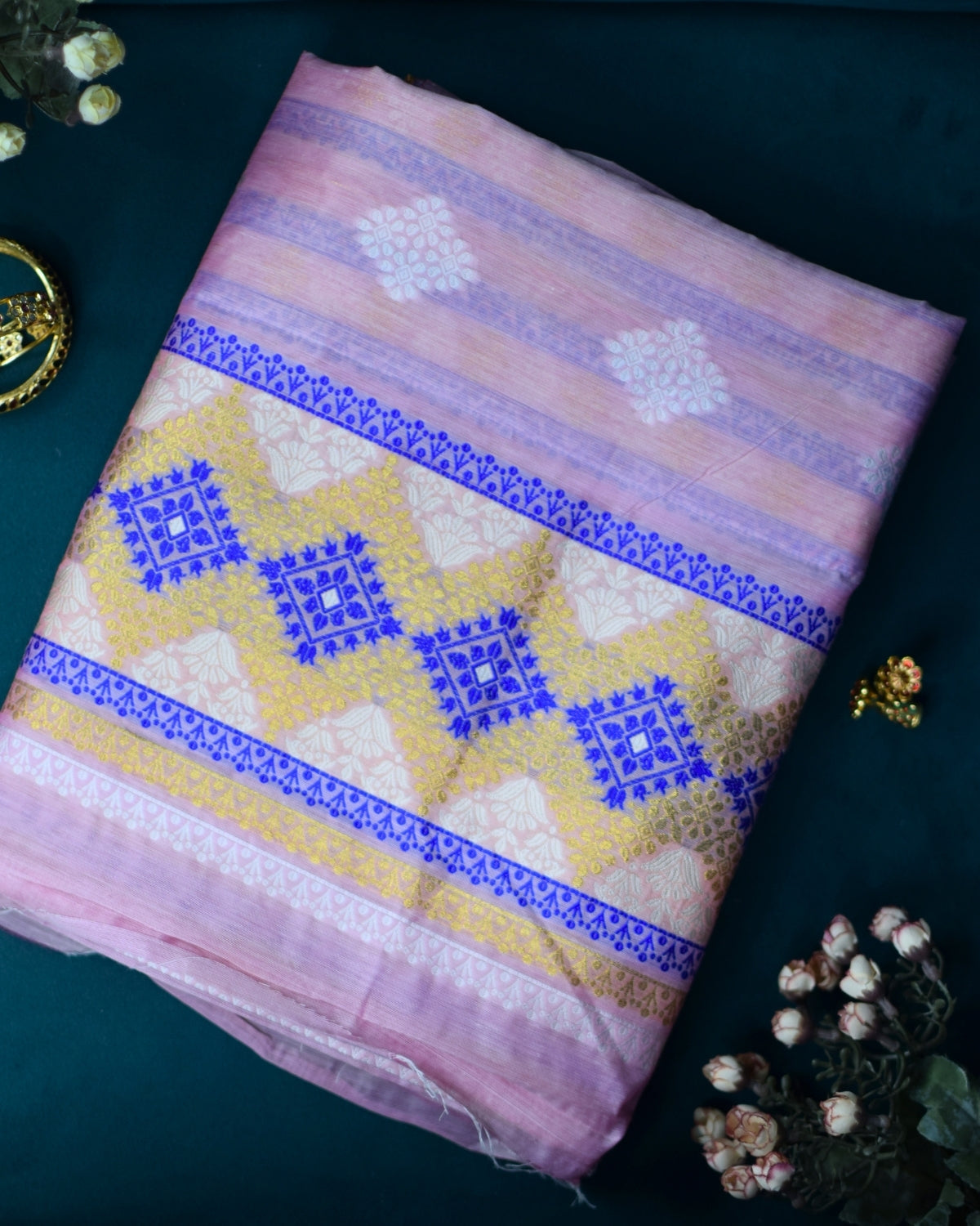 AC cotton mekhela sador