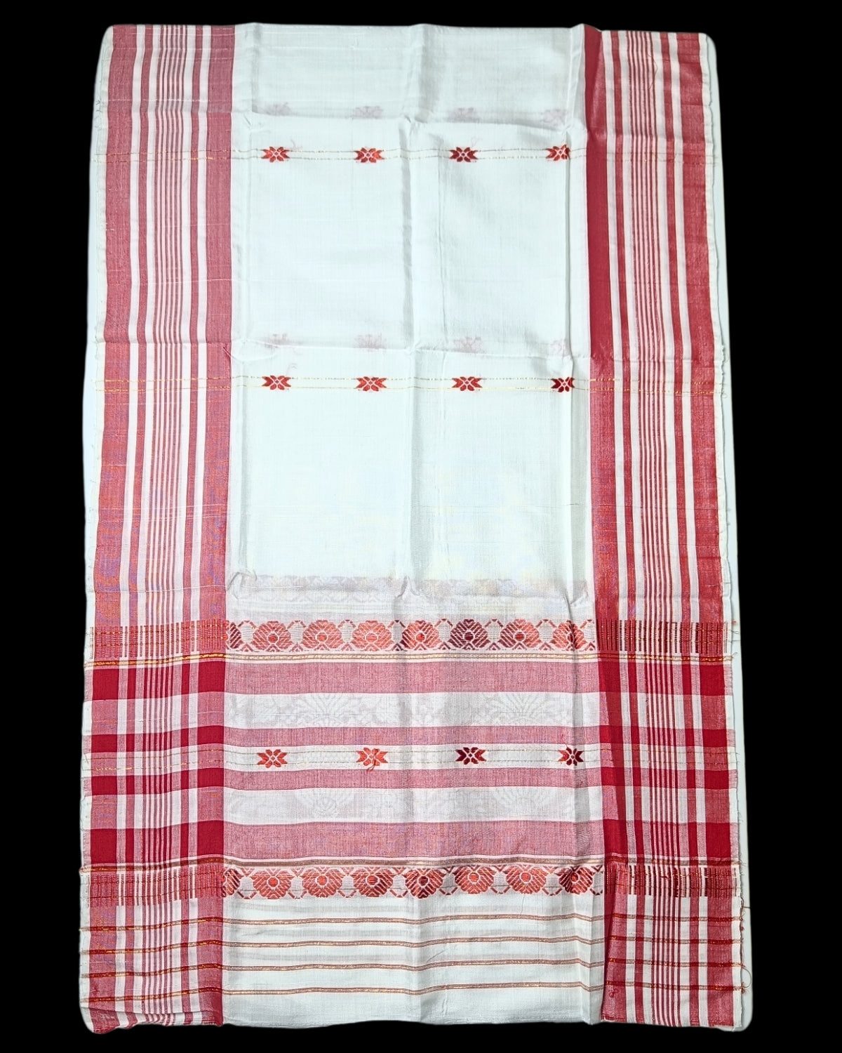 Mulberry silk x mercerised cotton - Assamese gamusa