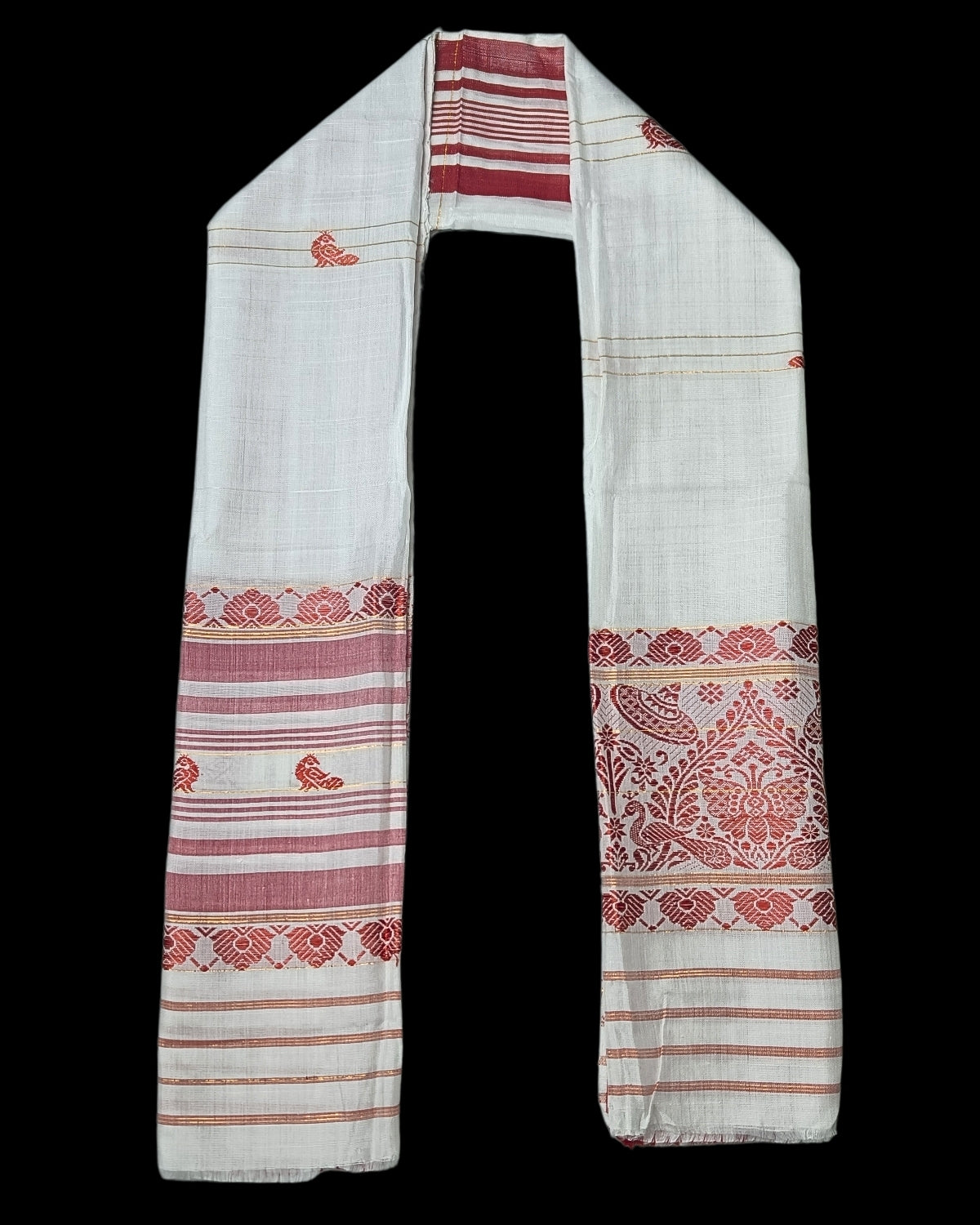 Mulberry silk x mercerised cotton - Assamese gamusa