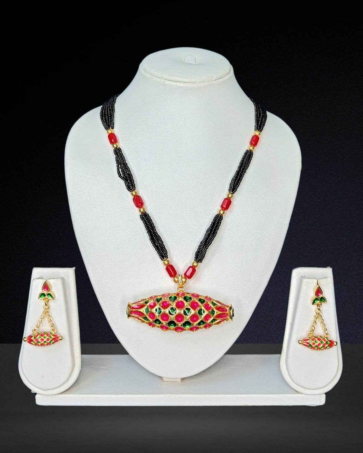 Multicolor dhulbiri set