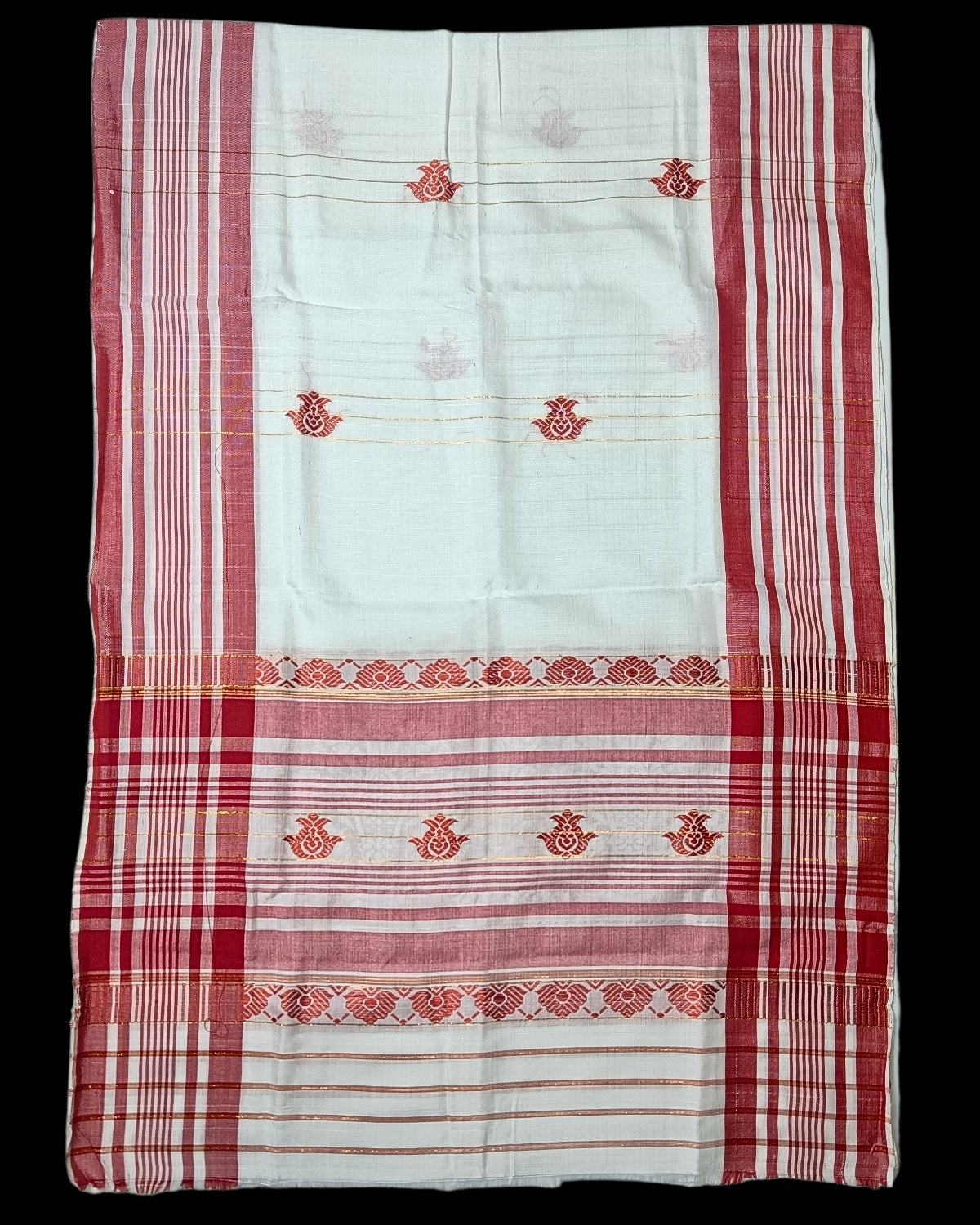 Mulberry silk x mercerised cotton - Assamese gamusa