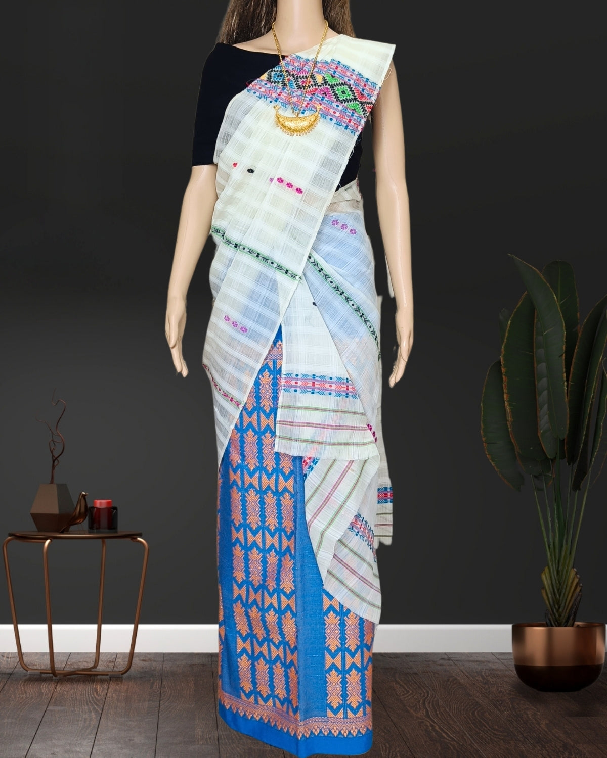 Gero design semi nuni single sador - White