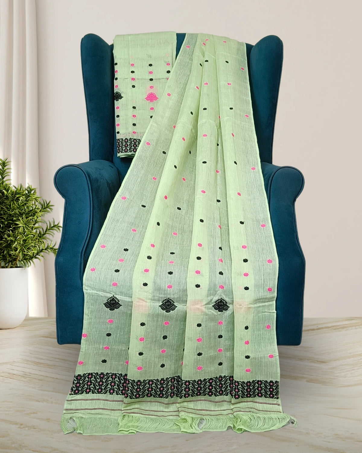 Nuni cotton mekhela sador