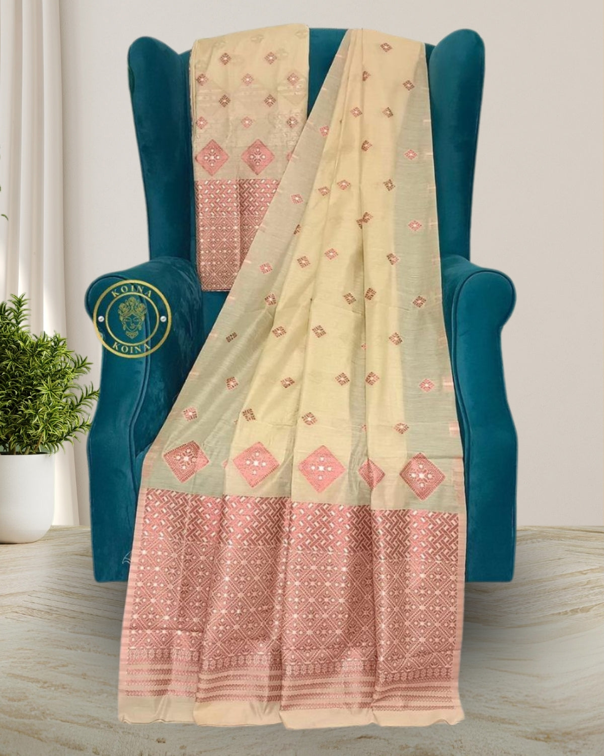 AC cotton mekhela sador