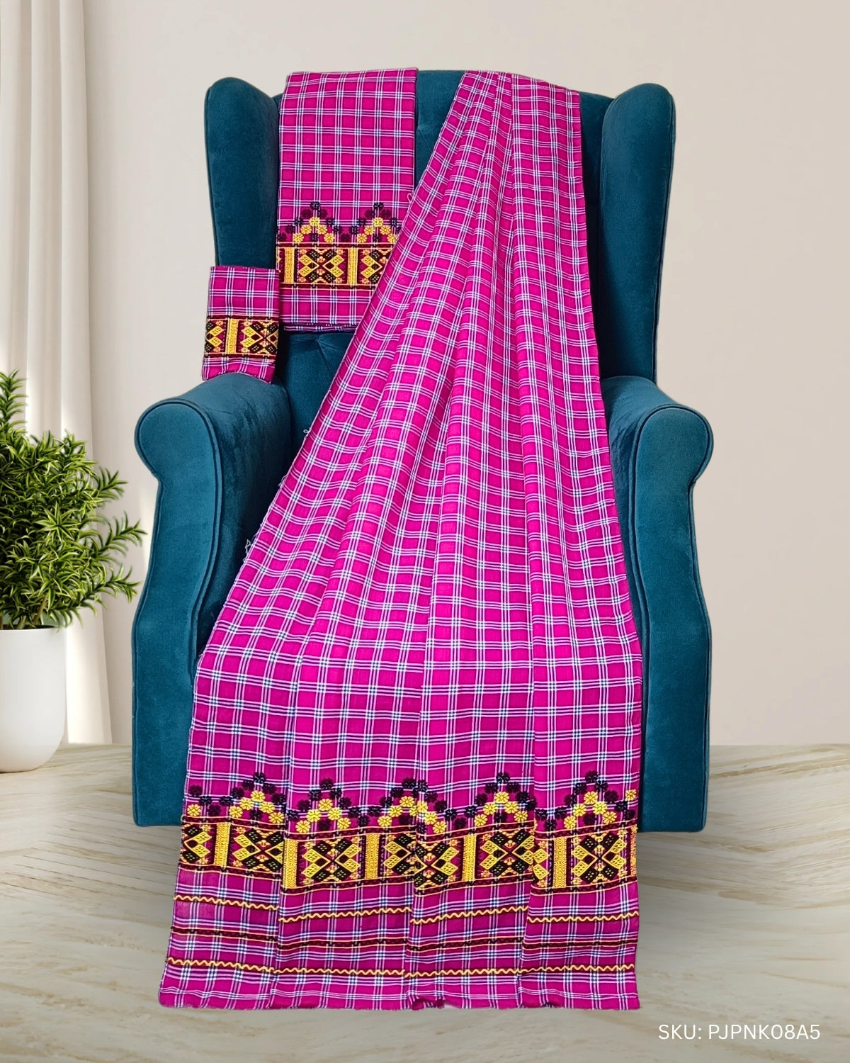 Pajok design Mising mekhela sador