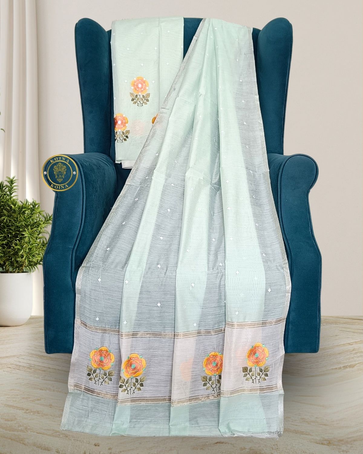 Chanderi Cotton Mekhela sador