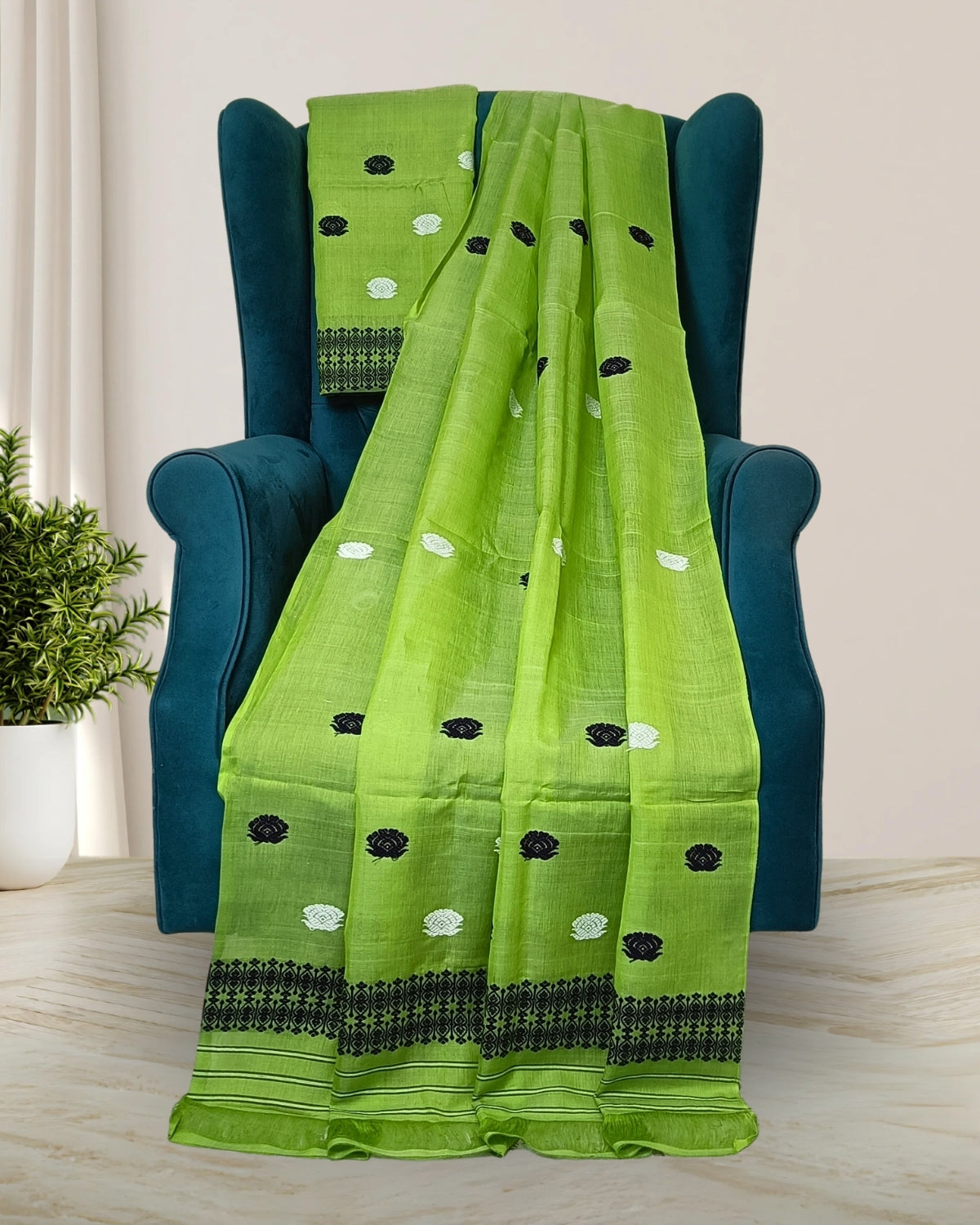 Nuni cotton mekhela sador