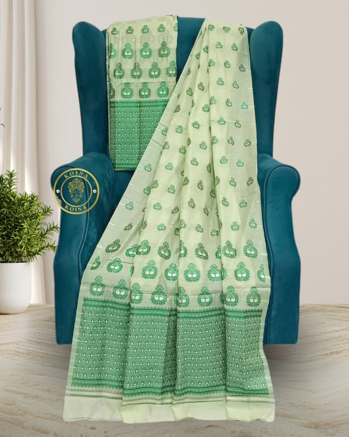 AC cotton mekhela sador