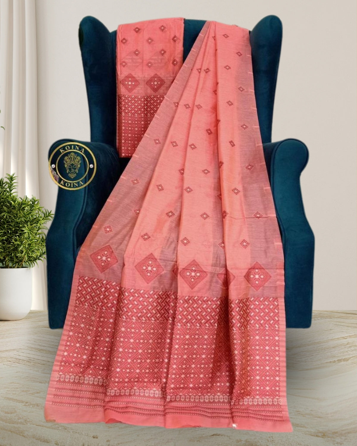 AC cotton mekhela sador