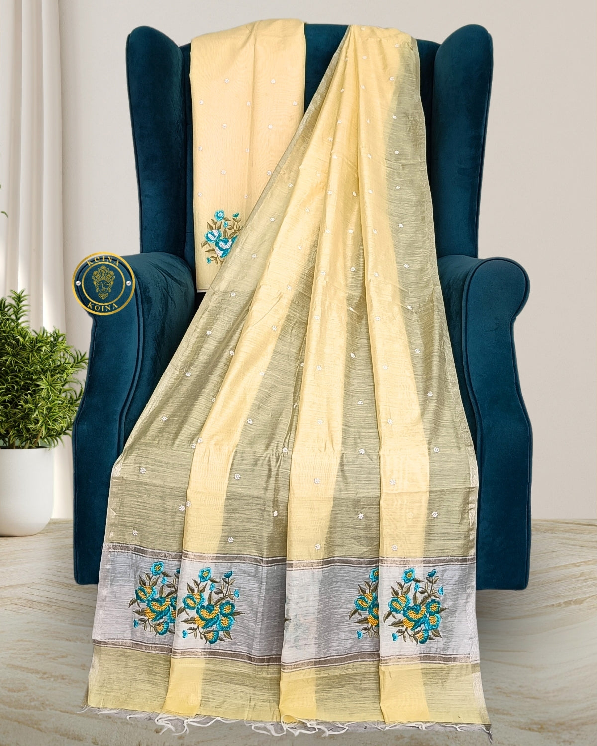 Chanderi Cotton Mekhela sador