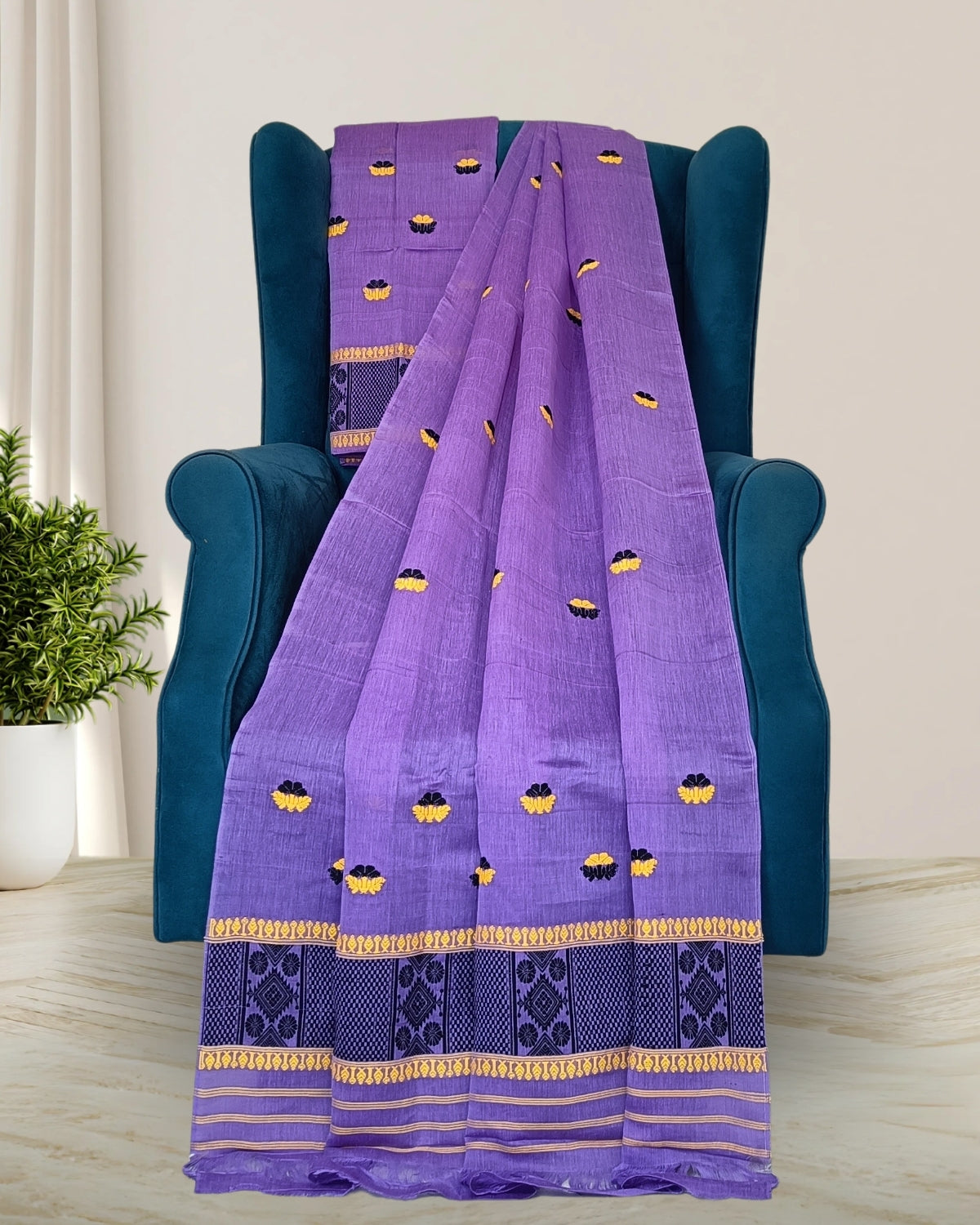Nuni cotton mekhela sador