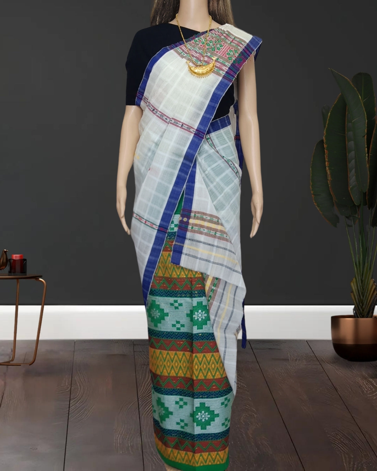 Gero design semi nuni single sador - White